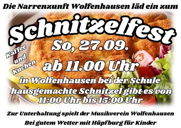 Werbung Schnitzelfest 2026