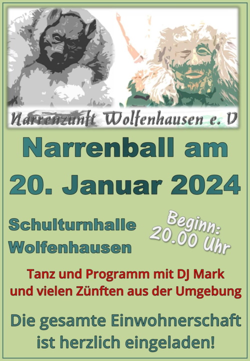 Narrenball Wolfenhausen 2024